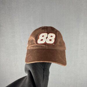 NASCAR Men's Brown and Burgundy Hat